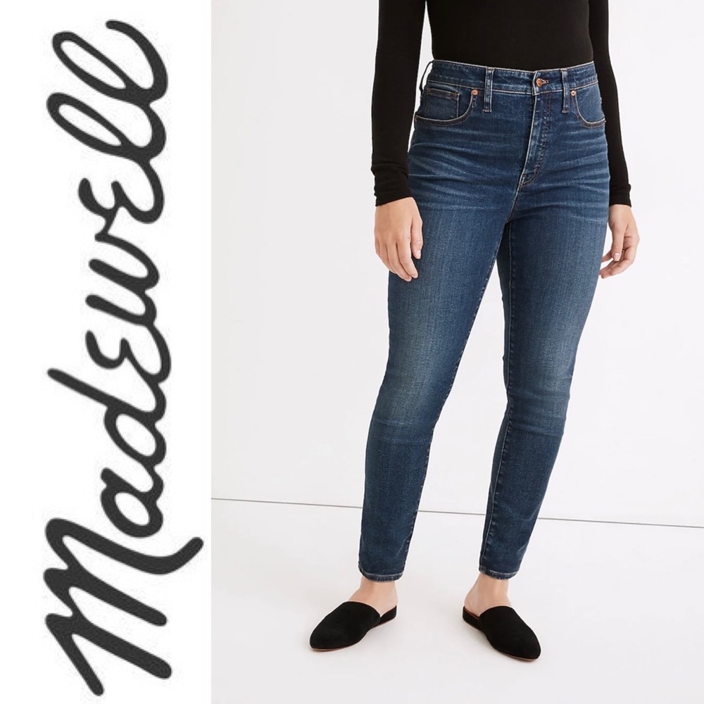 MADEWELL Like New Womens Curvy Fit High Rise Skinny Jeans Size 25